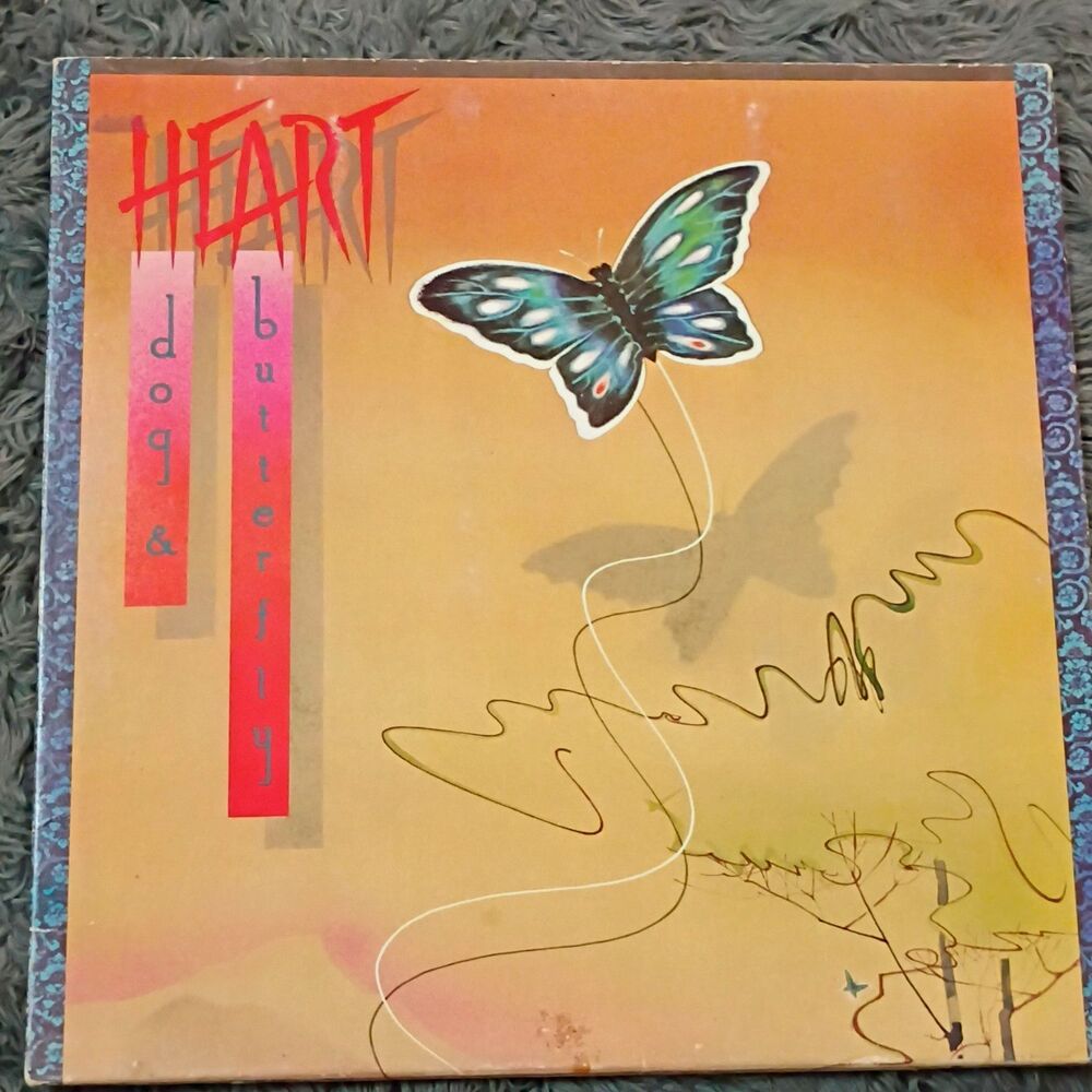 Heart - Dog & Butterfly Portrait 12" Black Vinyl LP 33 RPM Rock Record